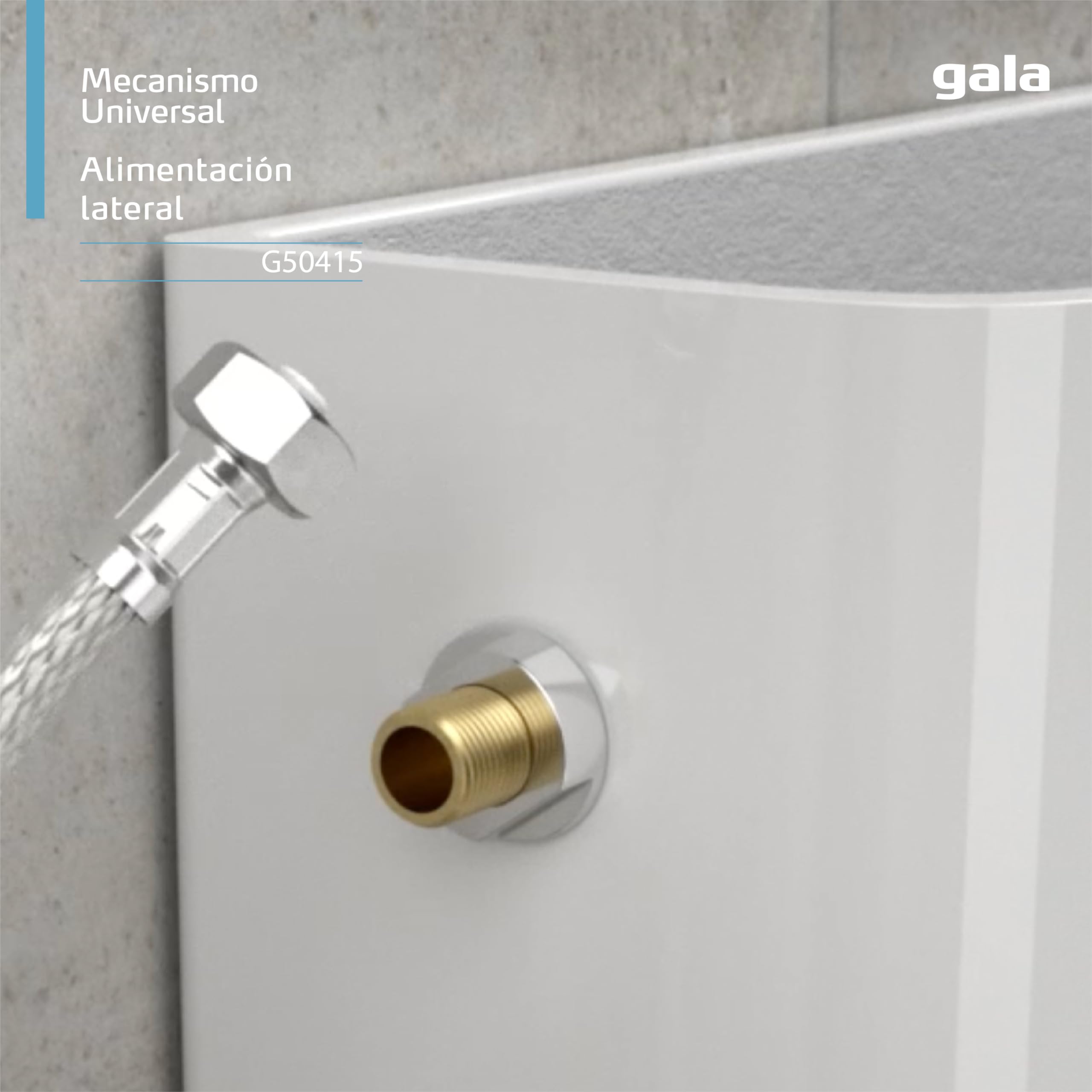 Roca G5041500 - Mecanismo Entrada Lateral A3L Recambio - Colleción De Baño - Porcelana - Mecanismos