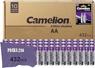 كاميليون بطاريات قلوية الترا ايه - عبوة من 216 قطعة 1.5 فولت