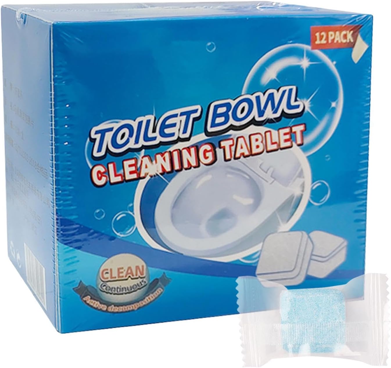 Toilet Bowl Cleaner Tablets 180g Powerful Bathroom Fresh Scent