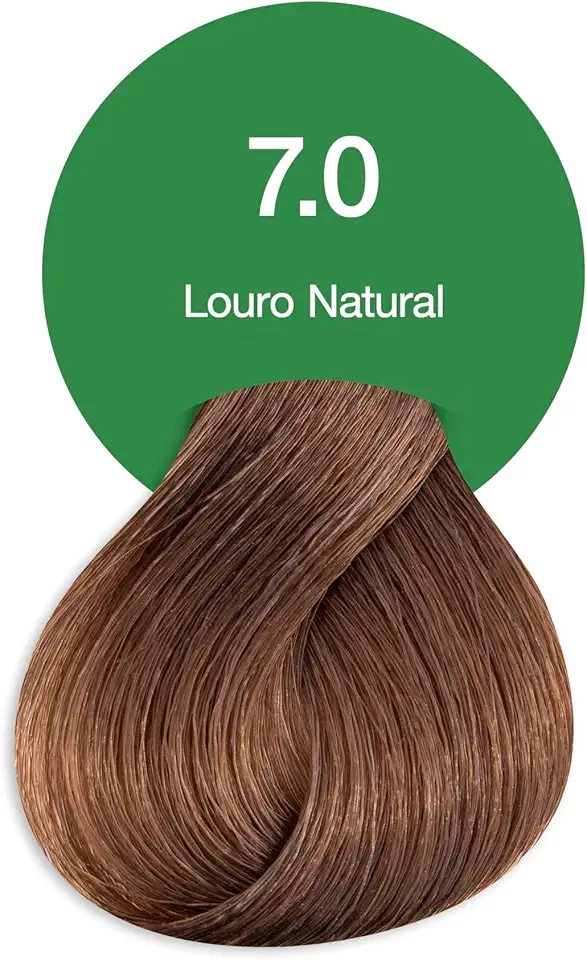Acquaflora 7.0 Louro Natural Coloracao Creme Permanente Vegana 60g