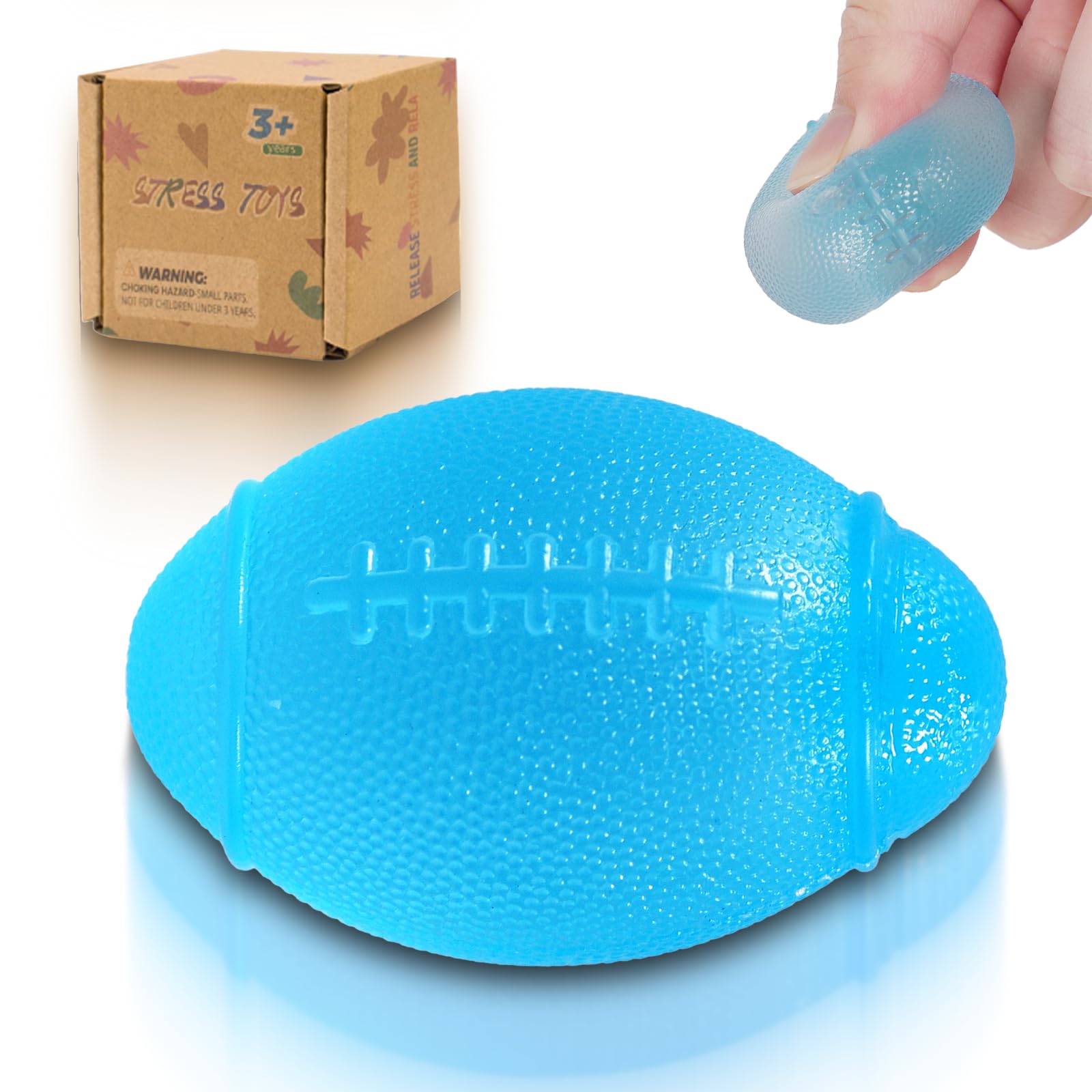 Graphinza Stress Balls for Kids and Adults, Maltose Soft Stress Relief Balls 1.37in, Slow Rise Sensory Toy