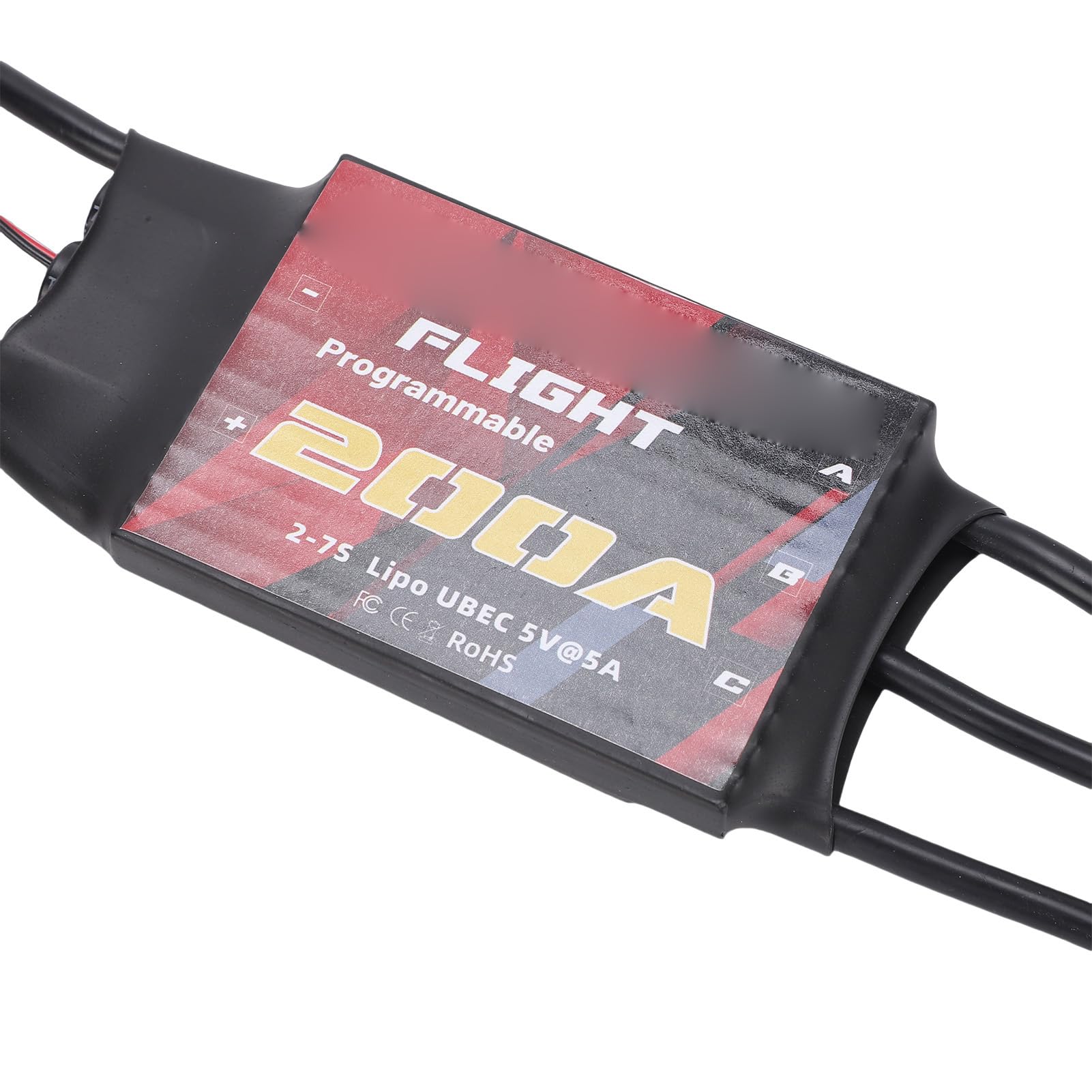 Bezszczotkowy ESC, PCB 200A Elektryczny Regulator Prędkości do Quadcoptera 5A UBEC 2 do 7S LiPo Multirotor