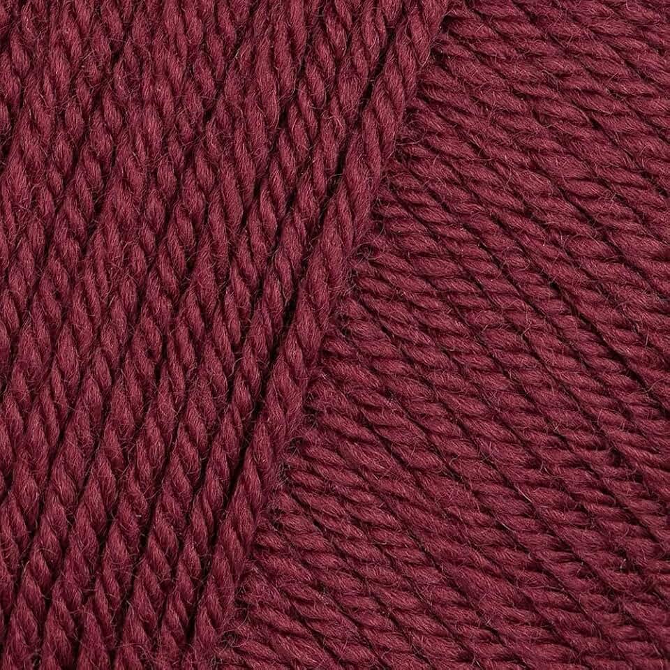 Valley Yarns Superwash DK Yarn - 100% Merino Wool, Light Worsted - 1.76oz (50g), 137yds (125m) - Burgundy Red Color for Crochet, Knitting - Extra Fine, Soft Machine Washable for Blankets, Clothes