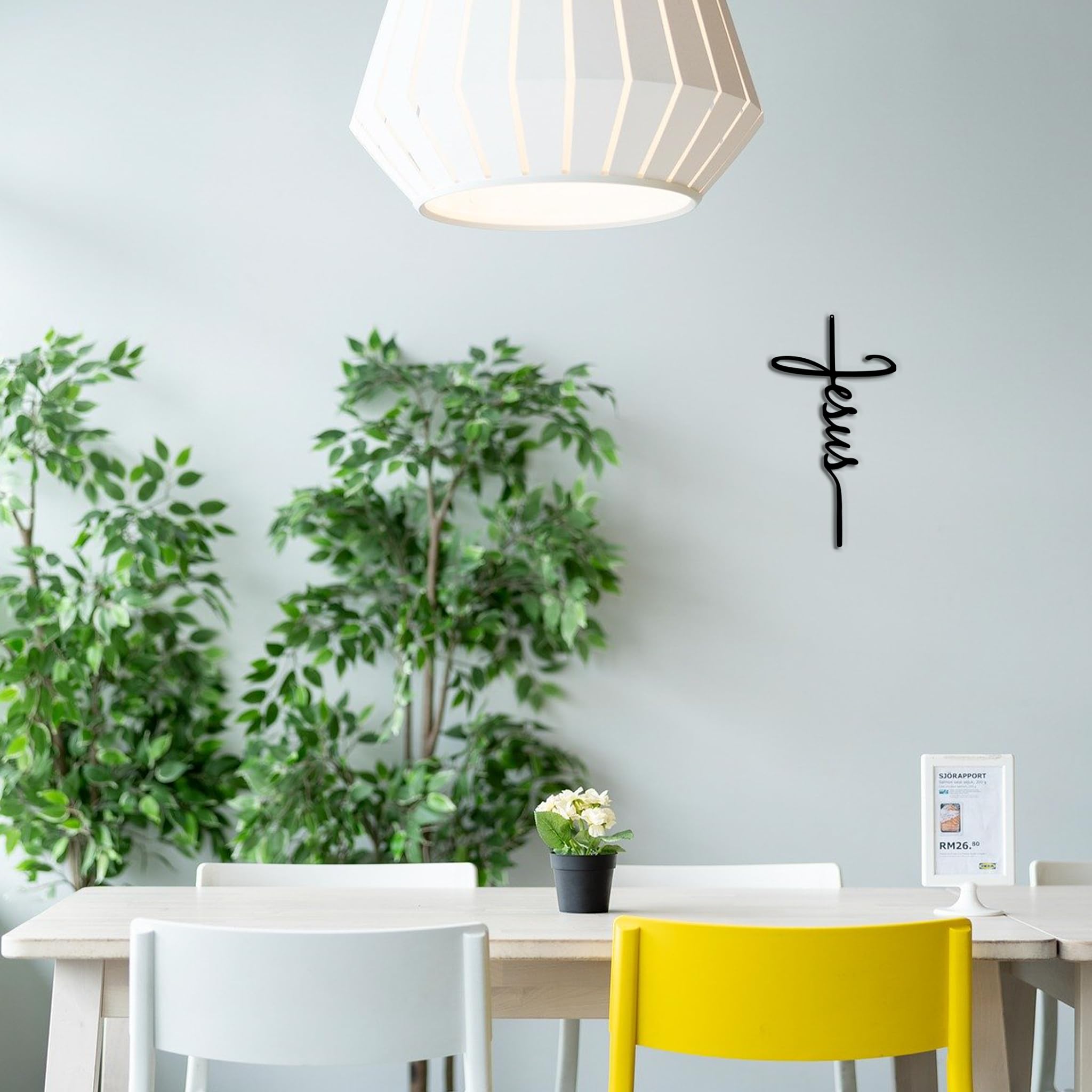 Badger Steel USA - Jesus Cross - Metal Wall Art - 12