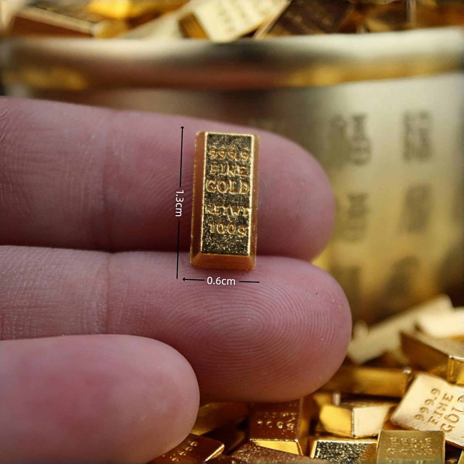 Feng Shui Money Bowl - Brass Chinese Wealth Bowl with 100 Fu Wealth Frog & 200 Gold Bricks, 3.0x3.0x1.3 inch 14.1 oz Lucky Prosperity Bowl for Home Office Desk Altar Decor