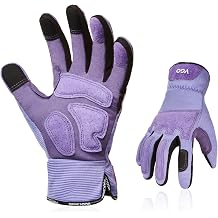 Vgo... Gardening Gloves Ladies,Safety Work Gloves,TouchscreenSize S,Purple,SL7471