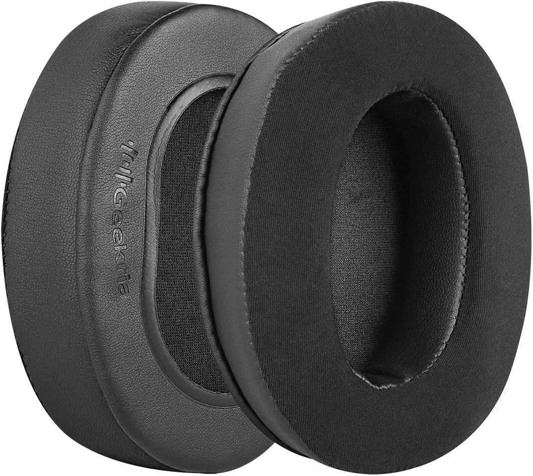 Geekria PRO Extra Thick Cooling Gel Replacement Ear Pads Compatible with Sony WH-CH700N, WH-CH710N, WH-CH720N Headphones, Ear Cushions with Video Guide (Black)