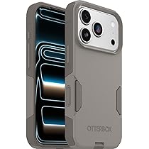 OtterBox Commuter Series MagSafe cover per iPhone 17 Pro, custodia resistente a shock e cadute, testata 3x norme MIL-STD 810G, Grigio