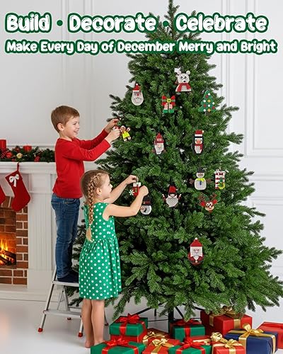 Miniatura 8 de Calendario de Adviento 2025 para niños, juego de cuenta regresiva de 24 días, juguetes de bloques de construcción, rellenos de calcetines de Navidad