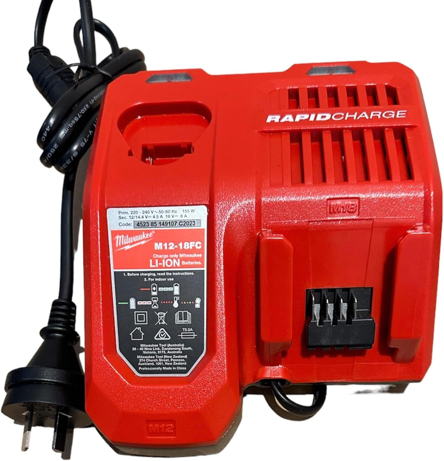 Milwaukee M12-M18 Multi Fast Charger, 18V, 26 min-59 min Charge Time