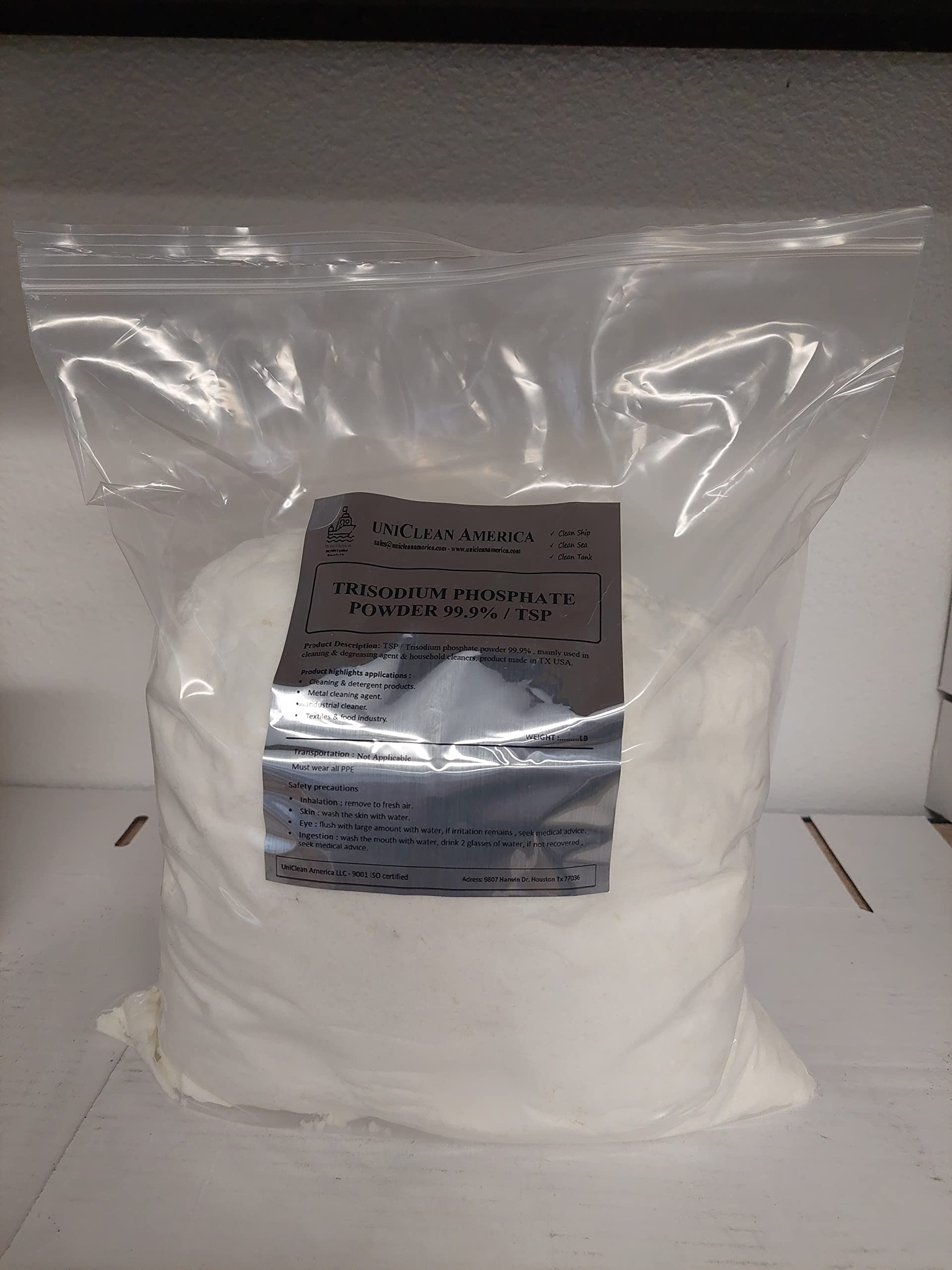 Trisodium Phosphate - TSP Cleaning Powder - high puirty 99% - Made in USA - Weight: 10lb