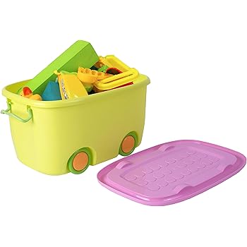 yellow toy storage