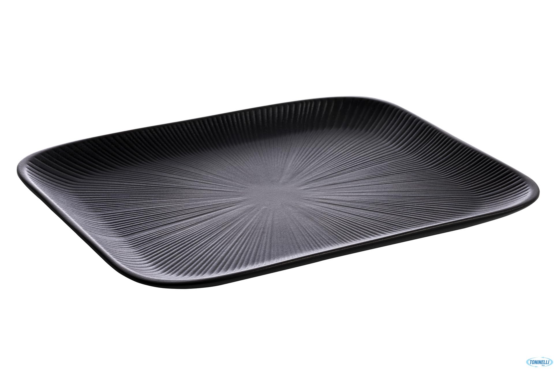 APS NERO 85068 GN 1/2 Tray 32.5 x 26.5 cm Height 2.5 cm Melamine Black