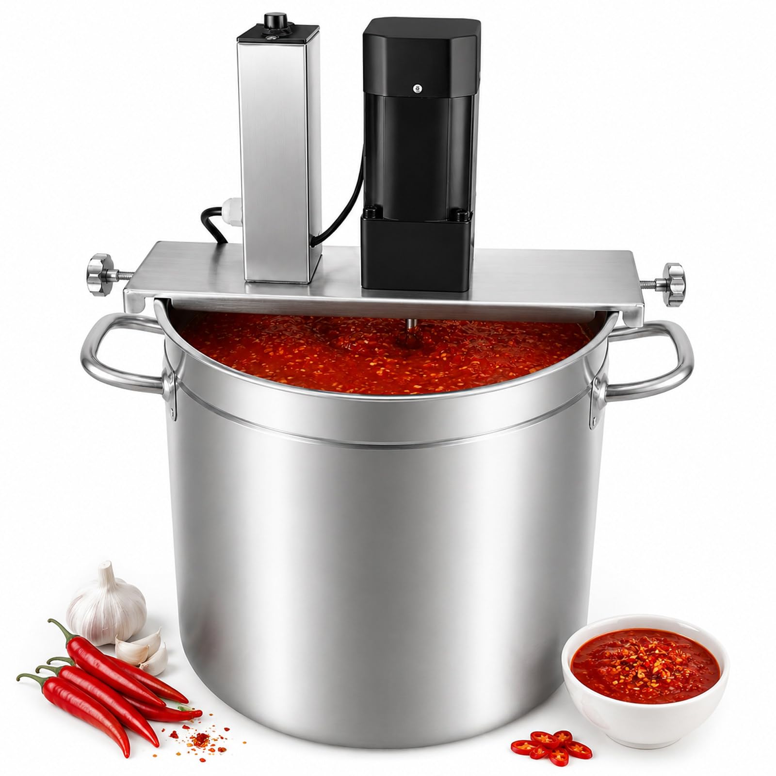 Agitatore automatico per pentola, regolazione continua 0-60 giri/min 35L
