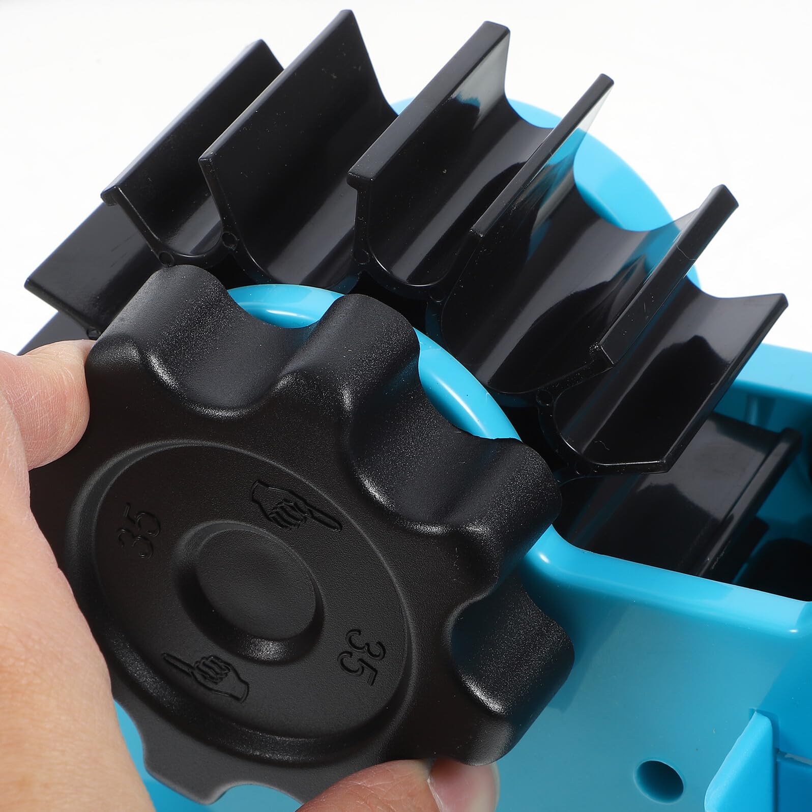 Dispenser per Nastro Adesivo da Tavolo Blu Porta Nastro Portatile con Taglierina Integrata Utensile di Taglio Pratico per Ufficio Scuola e Casa