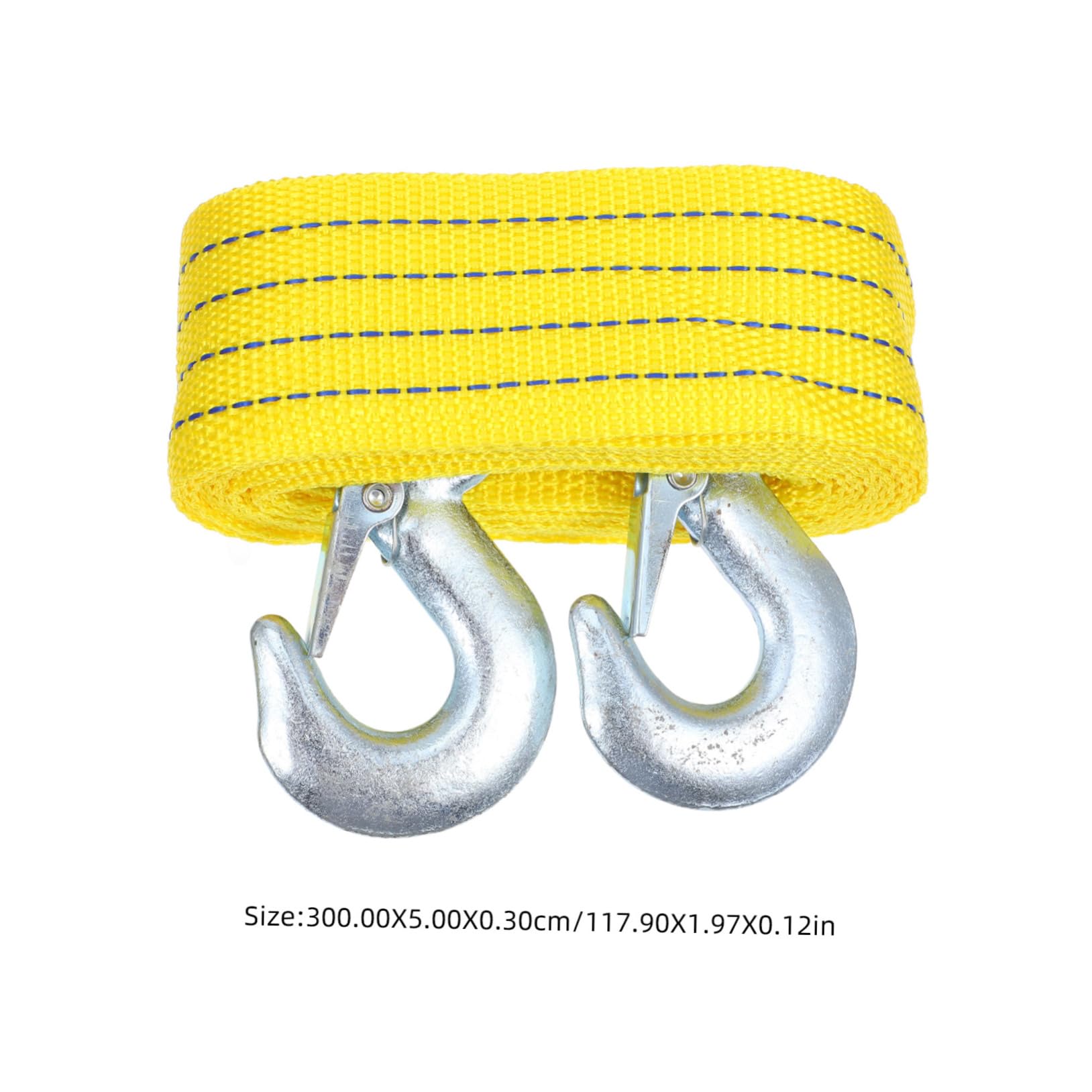 Mikinona 2pcs Heavy Duty Tow Straps with Hooks Reliable Towing Kit for Trucks and Vehicles Lightweight and Portable Enhanced Traction Versatile Compatibility High Strength Materials