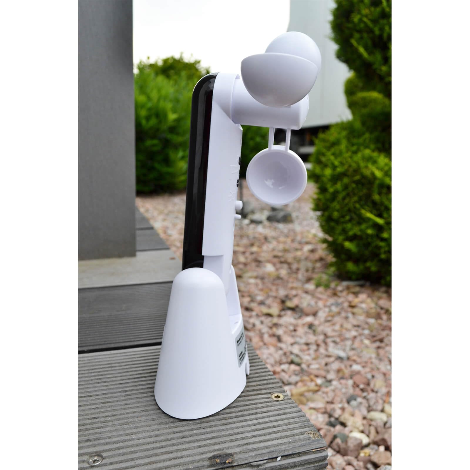 Home Deluxe Windsensor KANI für Vollkassettenmarkise 25 x 6 x 12 cm 9 Helligkeitsstufen 5 Windgeschwindigkeiten