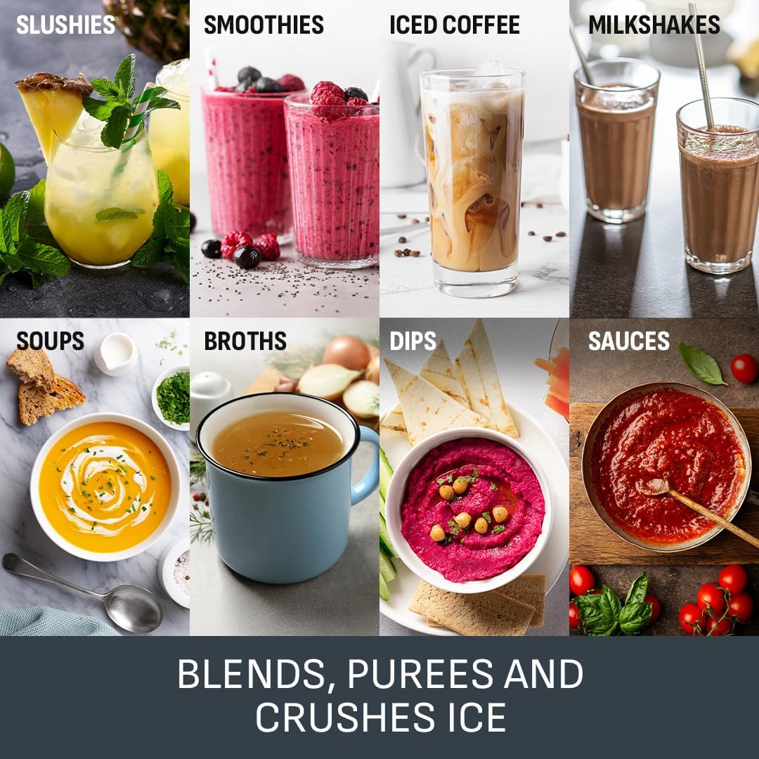 T-Fal Tefal Blendforce II Blender, 2L Glass Jug 1.25 litres (BL435840) thumbnail 9