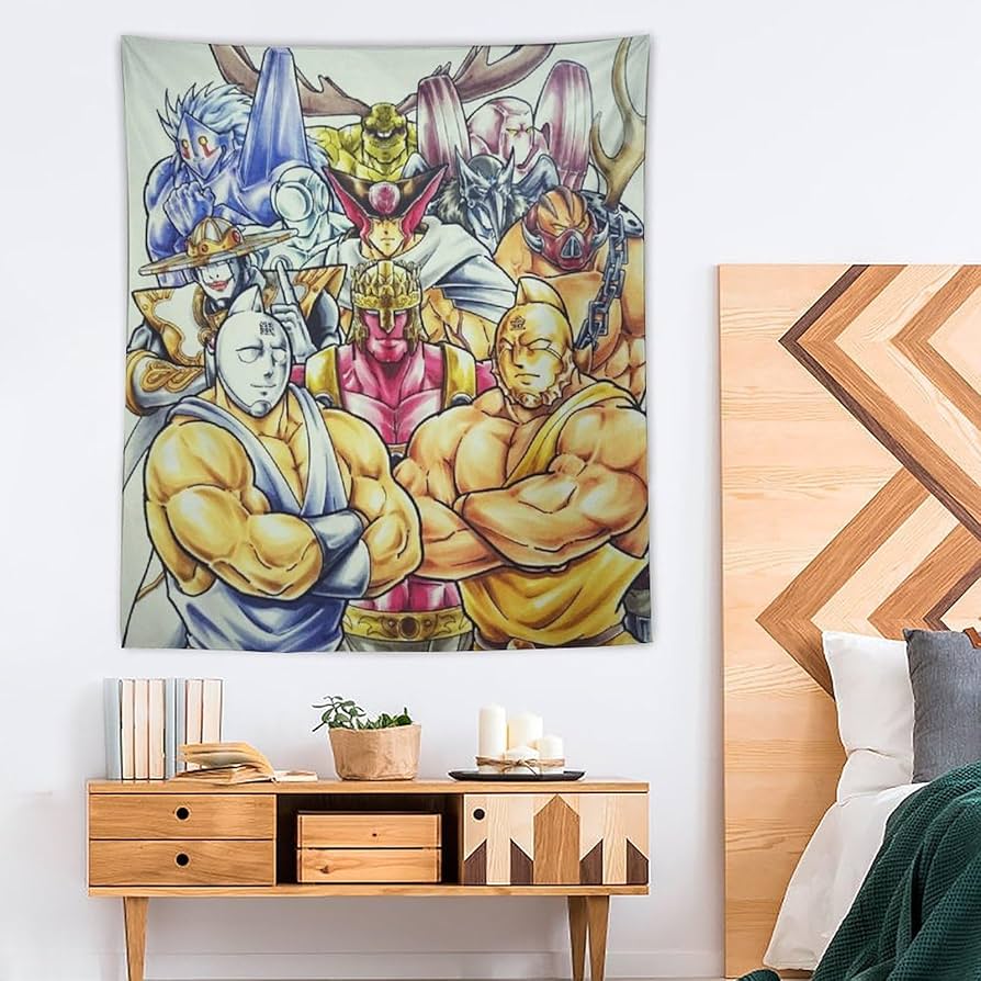 Amazon.co.jp: キン肉マン タペストリー 壁掛け 人気 布ポスター 壁