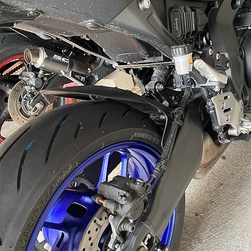 Miniatura 4 de Accesorios de motocicleta para MT09 MT 09 SP 2021 2022 Extensor de guardabarros delantero y trasero, protector de neumáticos (delantero + trasero)