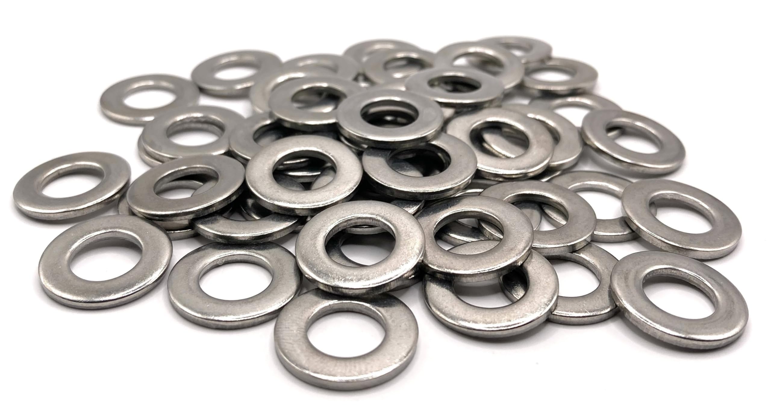 Metal washers M6 stainless steel outer diameter 14 mm, M6 x 14mm (50 Pièces)