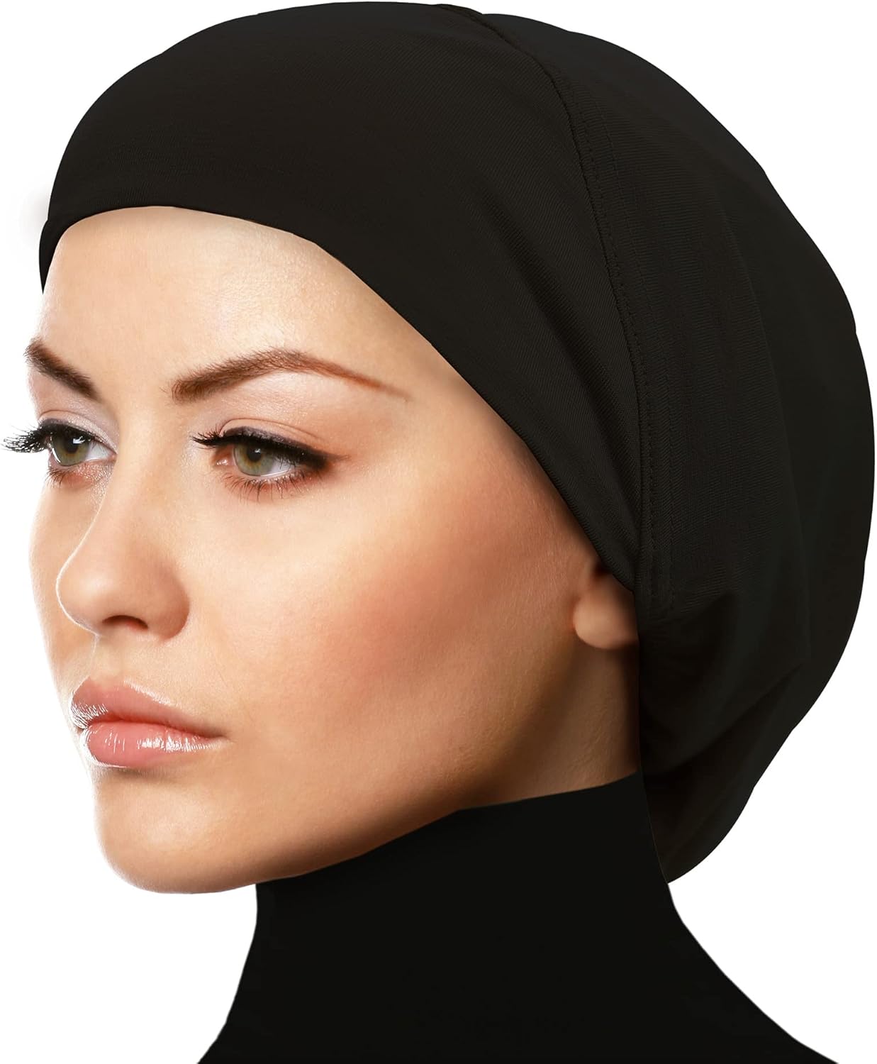 Middle Eastern Mall Women's Snood Cap Cotton Beanie Hair Wrap Chemo Undercap Easy Bonnet Hat