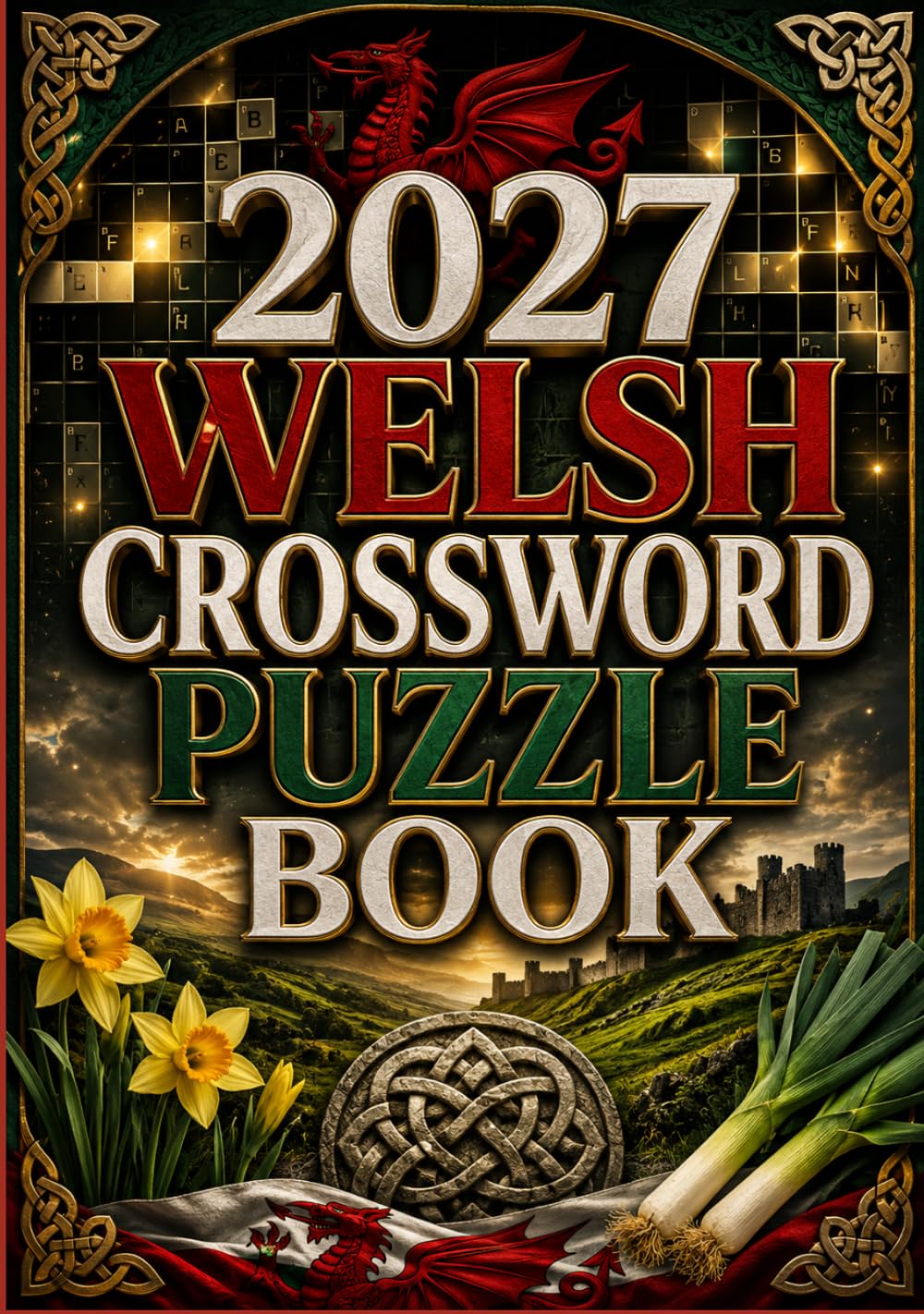 2027 Welsh Crossword Puzzle Book: Large Print Welsh Crossword Puzzles for Adults, Seniors, and Language Learners — Fun Word Challenges to Build Vocabulary, Memory, and Welsh Language Skills