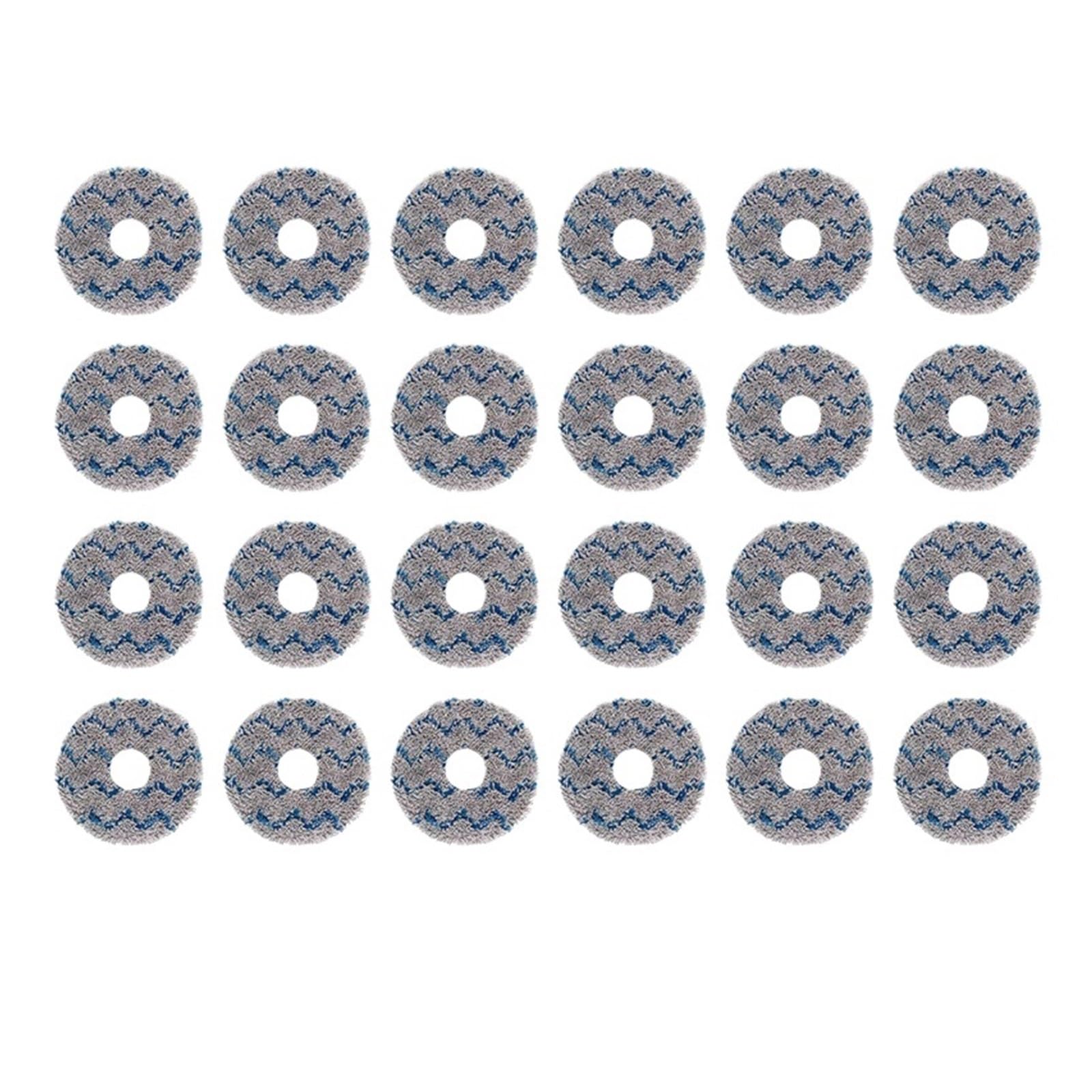 IGDBDKAGEVD Mop Accessories ，Compatible For Dreame ，X10/X30/L10/S10 Robot Vacuum Cleaners, And W10/MOVA P10 Mop Cloths(24pcs A)