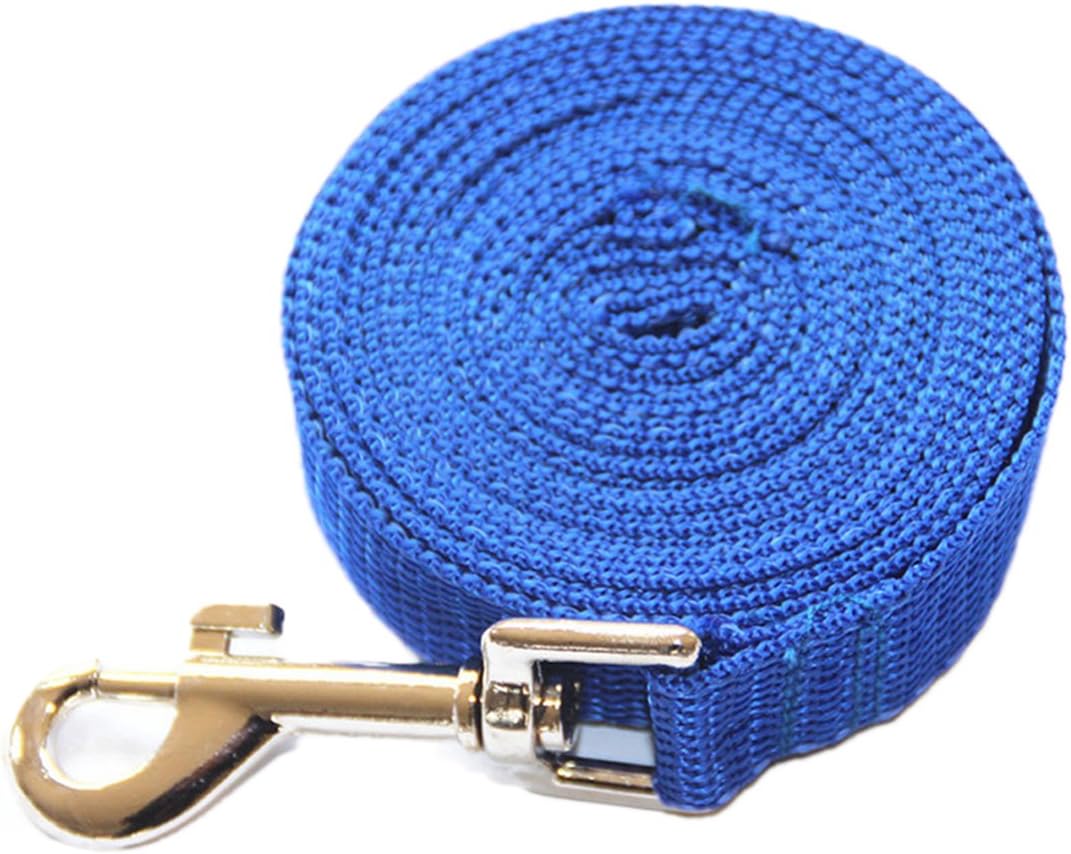 xzbailisha Pet Dog Leash Long Obedience Recall Training Lead 6/15/20/30/50/105ft Blue 100ft