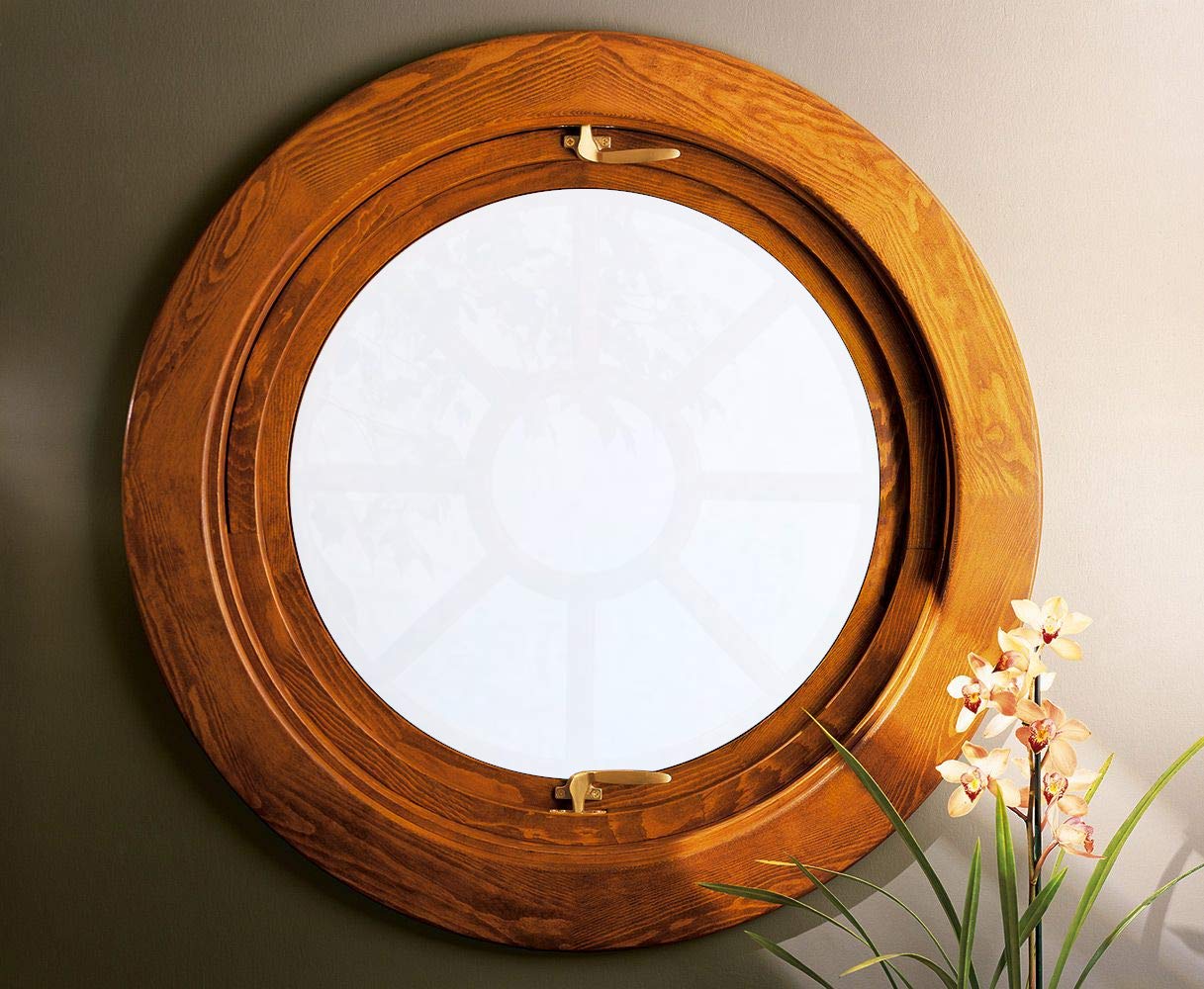 Autotech Park Precut Circle Window Film, White Color, Self Static Adhesive Cling, 27 inch Diameter