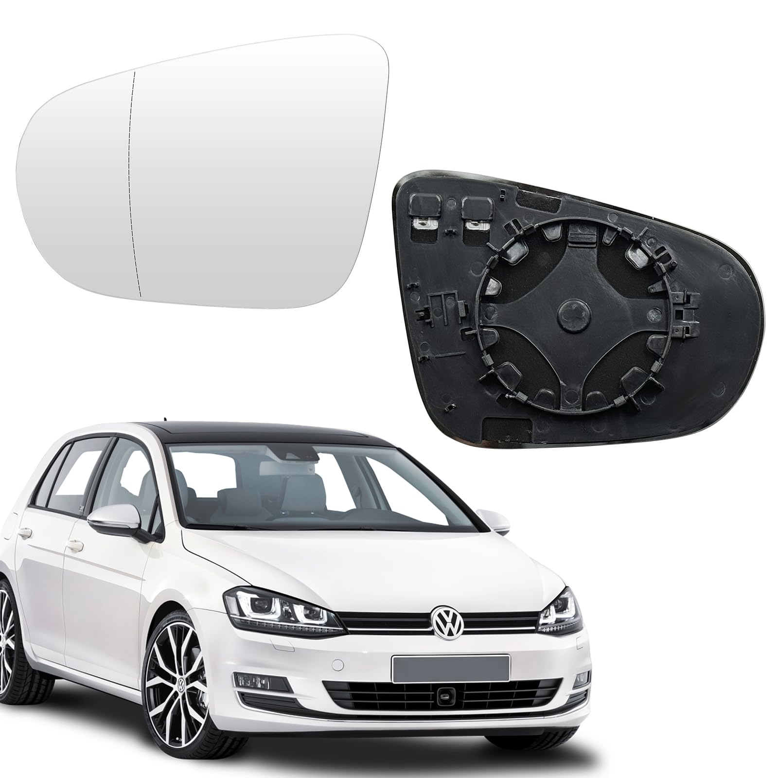 Droit Chauffant Rétroviseur Verre Pour Dacia Sandero Logan Duster 2008