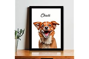 Customized Artistic Keepsake – Personalized Pet Portrait Memorial Gift Canvas Print