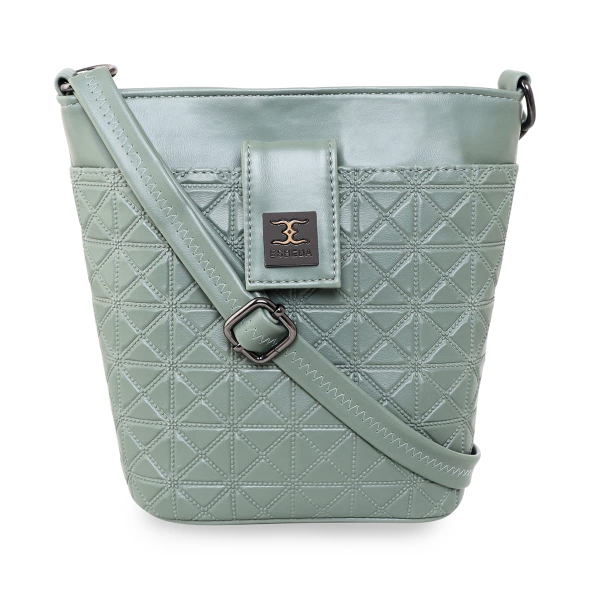 ESBEDA Olive Green Color Emboss Texture Sling bag For Women (B0BGC8VSMP) Amazon Price History, Amazon Price Tracker