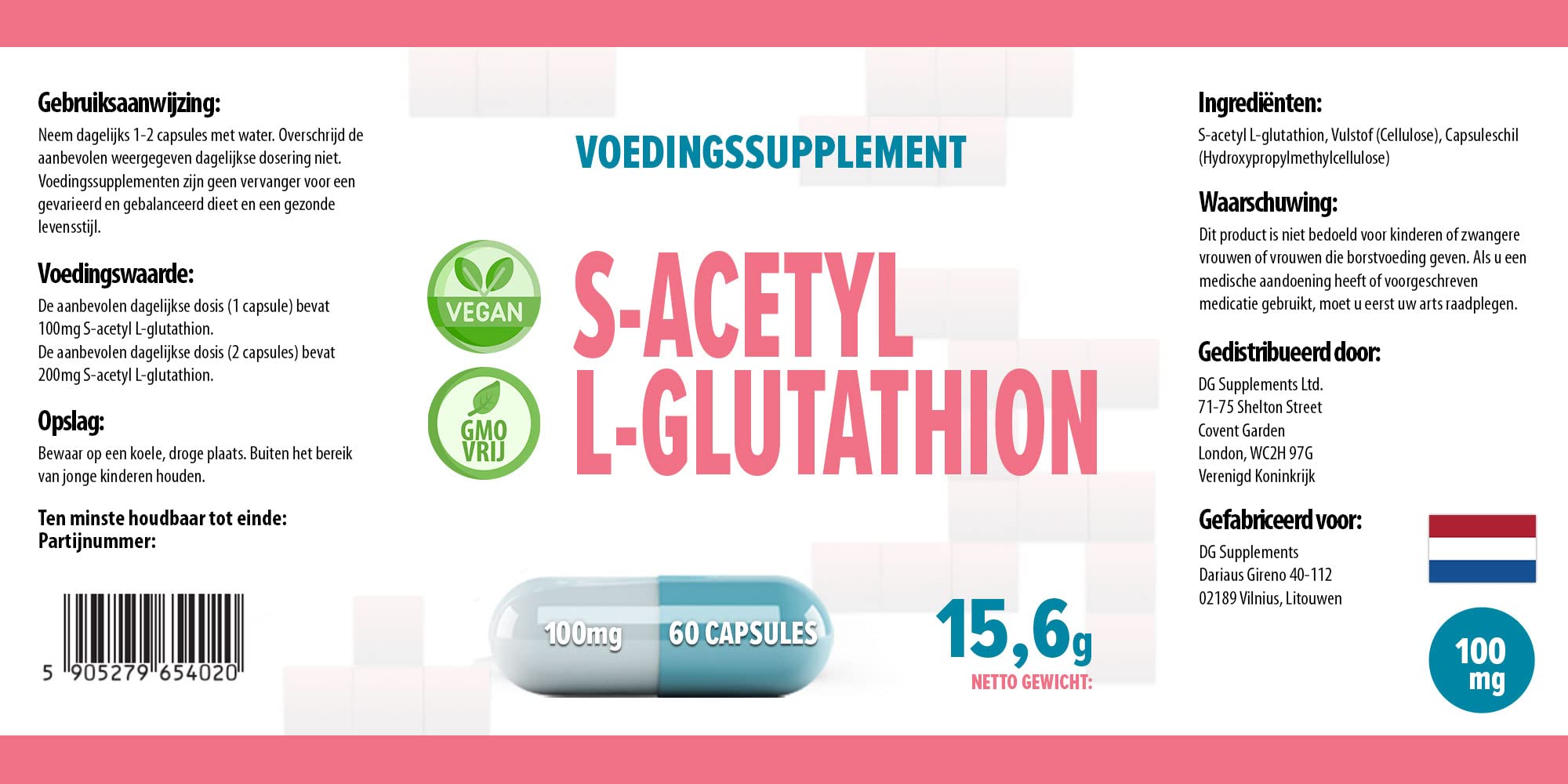 Hepatica S-Acetyl-Glutathion | 100 mg | stabile Form, hohe Bioverfügbarkeit | Antioxidans & Zellschutz | 60 vegane Kapseln | GMP & Laborgeprüft