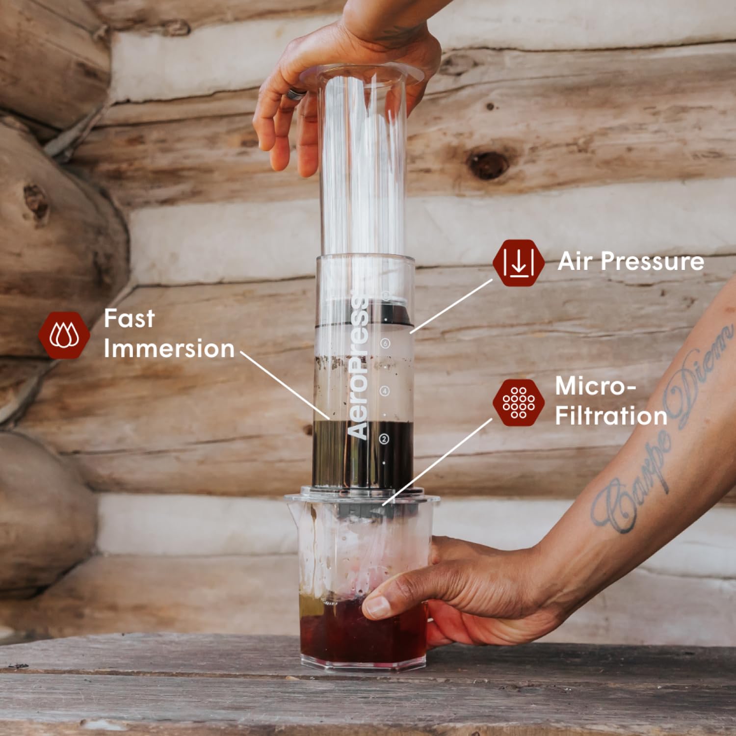 Amazon.co.jp: AeroPress XL 316ステンレススチール再利用可能