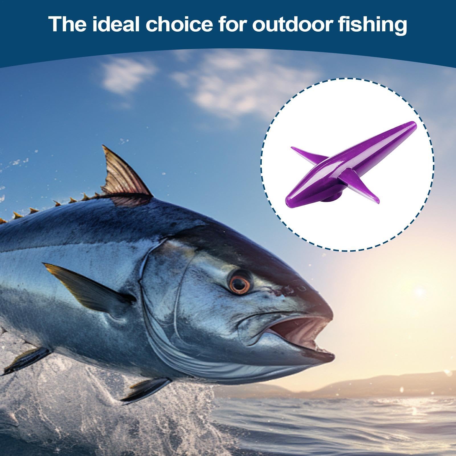 Seigneur de pêche en haute mer, leurre de pêche à la traîne en eau salée | Appâts multifonctions – Destres multifonctionnelles de haute mer en haute mer pour thon marlin mahi