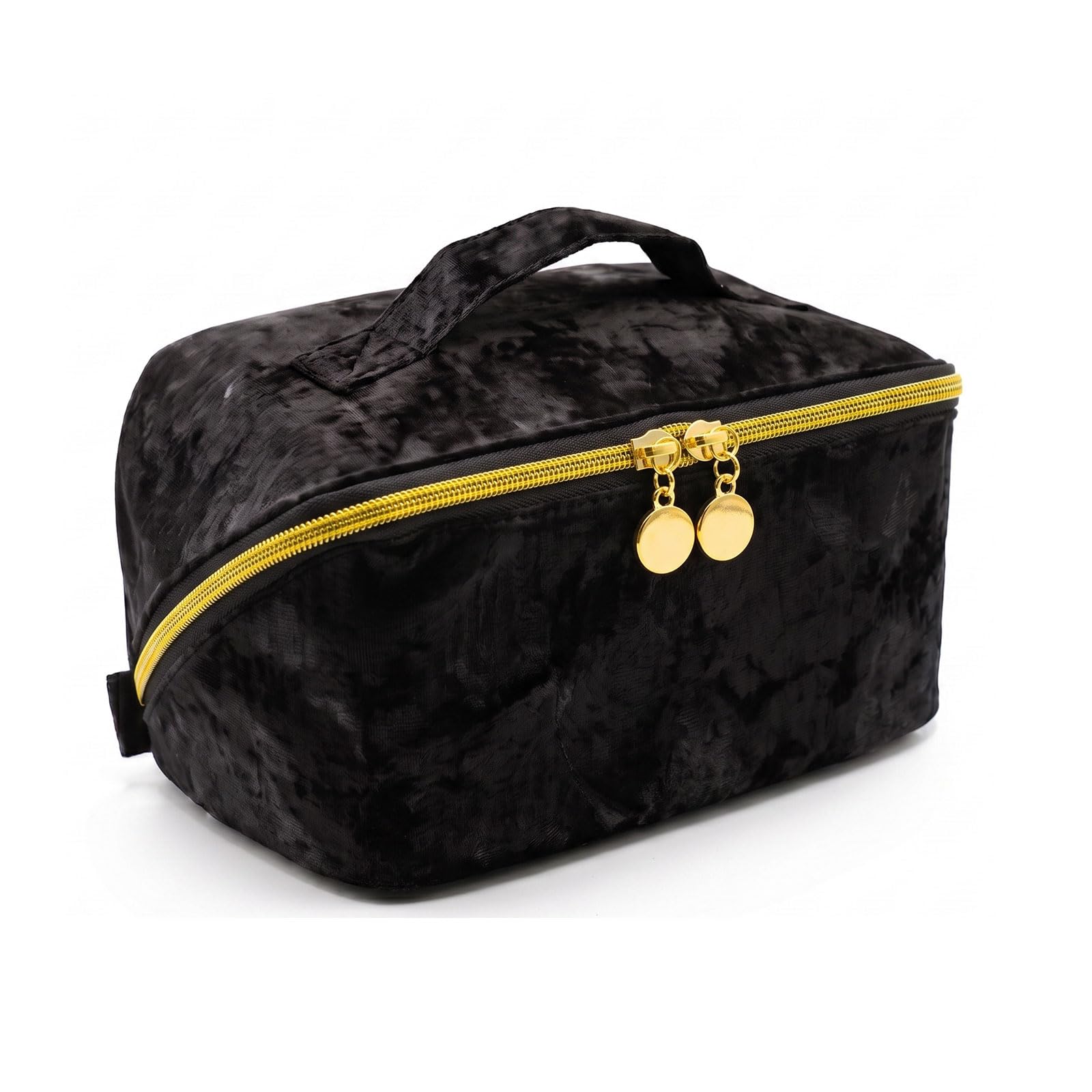 Travel Makeup Bag, BlackCosmetic Bag for Women