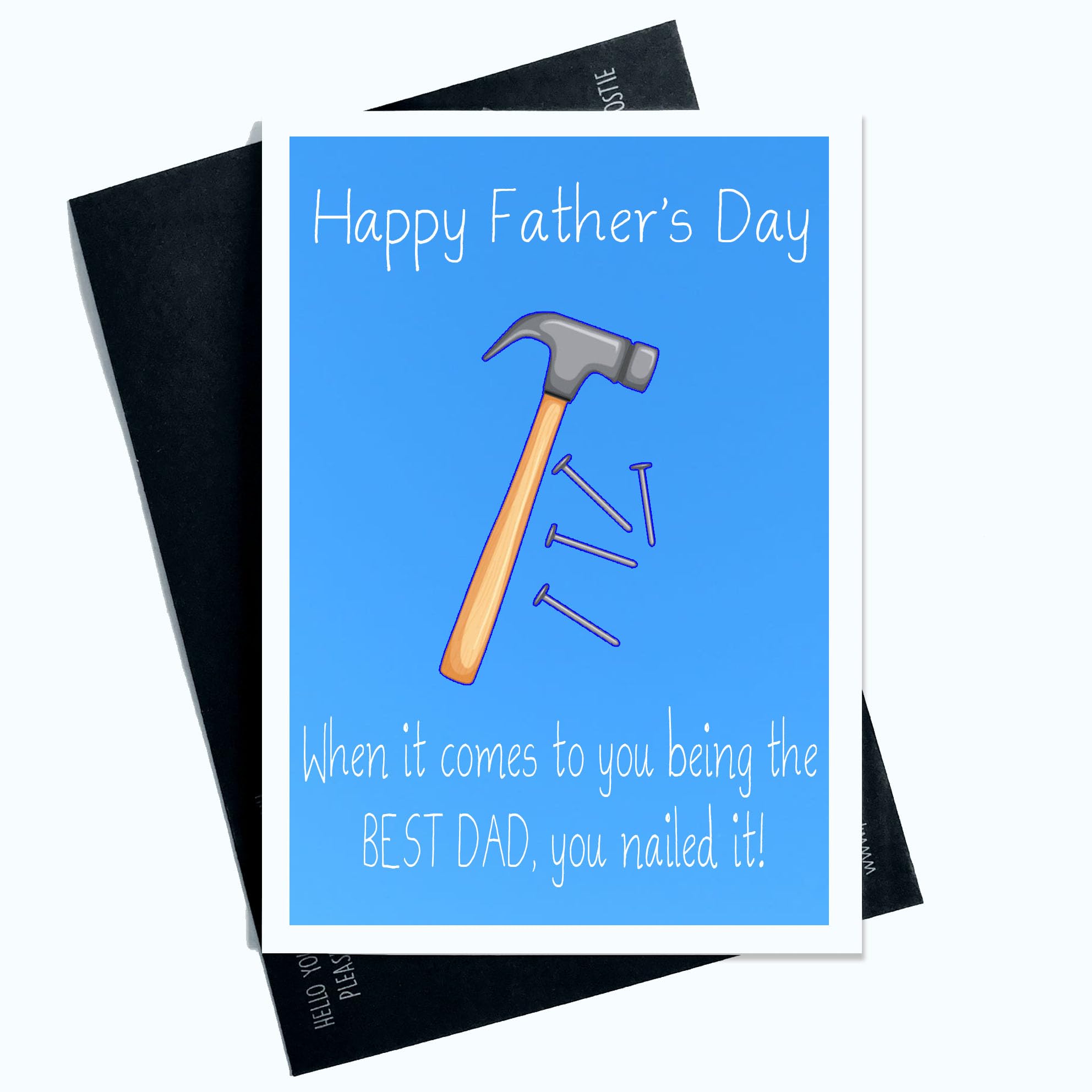 Happy Father's Day Cards When It Comes To You Being The Best Dad You Nailed It Joke Laughter Father's Day Cards Humour Hilarious Father's Day Card SP95