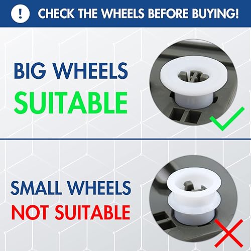 Miniatura 4 de Paquete de 2 piezas de repuesto W10350375 mejoradas para lavavajillas kenmore whirlpool, repuesto W10712395 AP5957560, piezas de estante superior