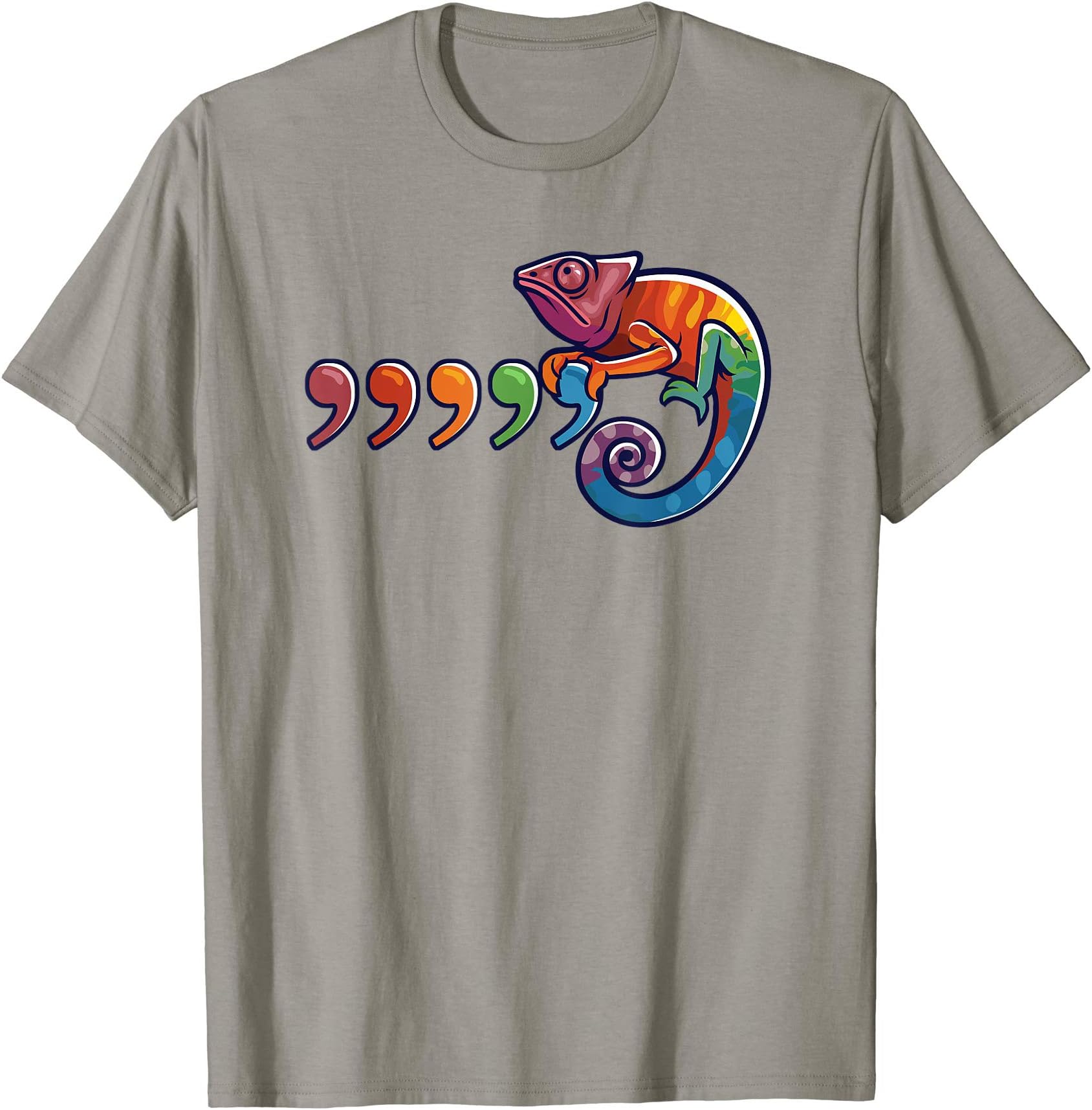 Comma ChameleonFunny 80's Throwback T-Shirt