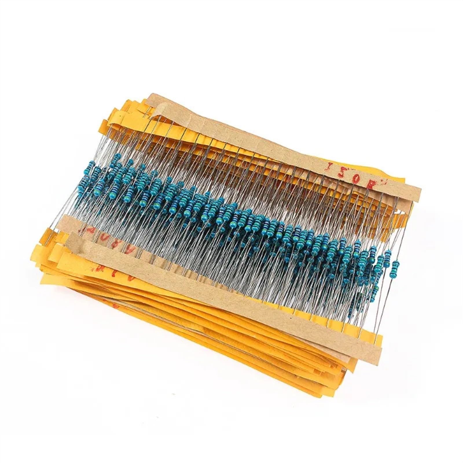 300/600 pièces 1/4W boîte de résistance à Film métallique Kit de résistances de puissance: 30 valeurs 10Ohm ~ 1M résistance 1% ensemble de résistances électroniques à monter soi-même(300PCS Kit with B