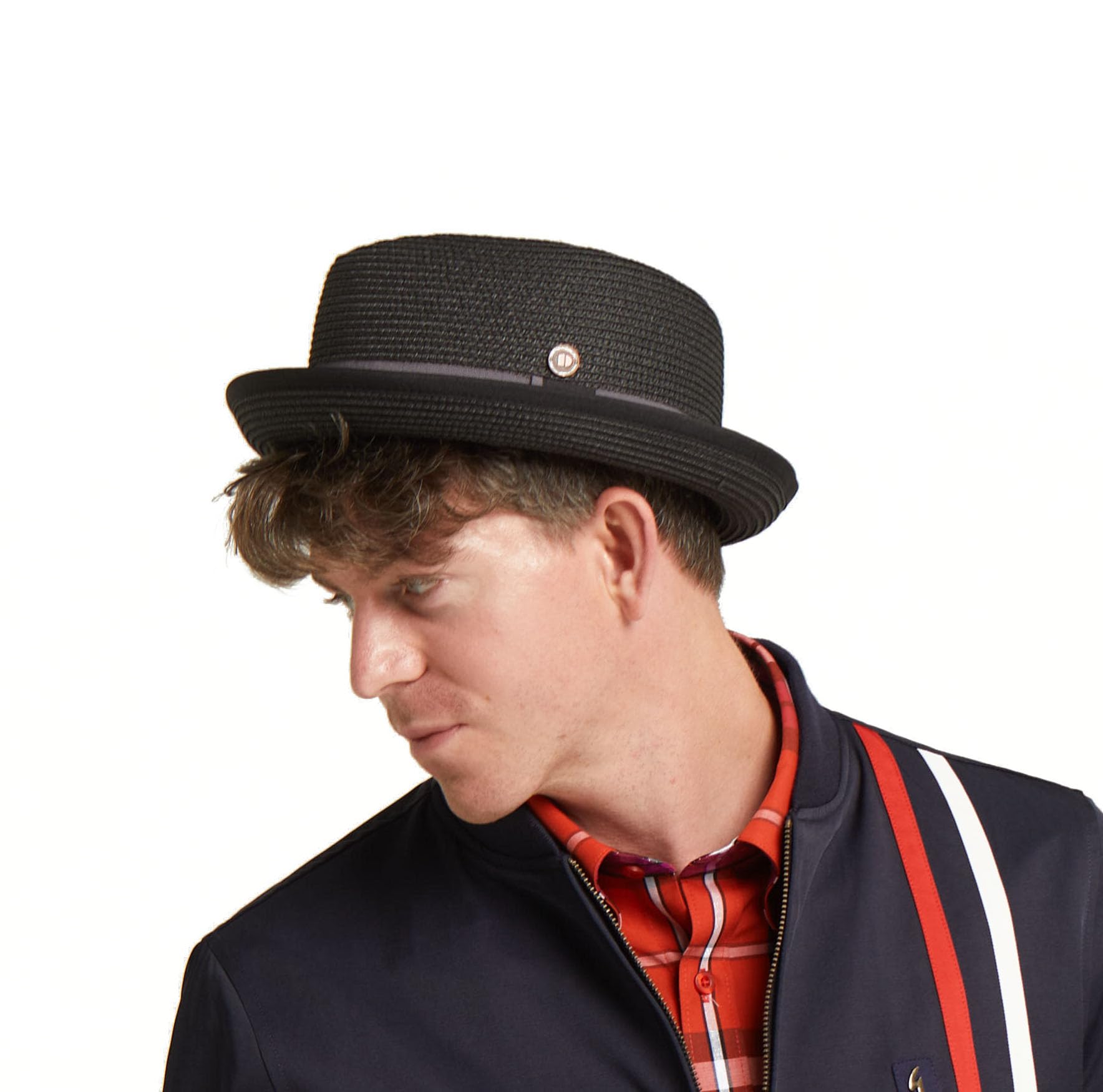 DASMARCA estate porkpie Cappello di paglia Durban