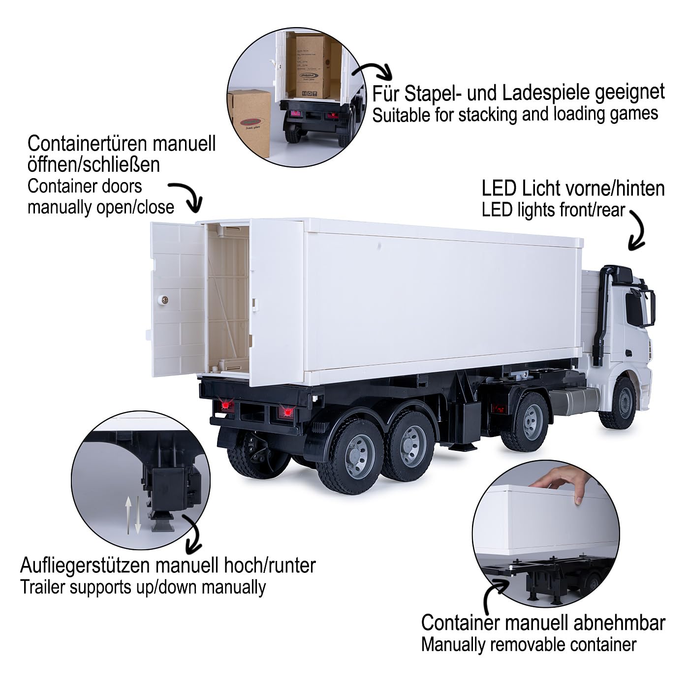 Jamara - Container LKW Mercedes Benz Arocs, 405148
