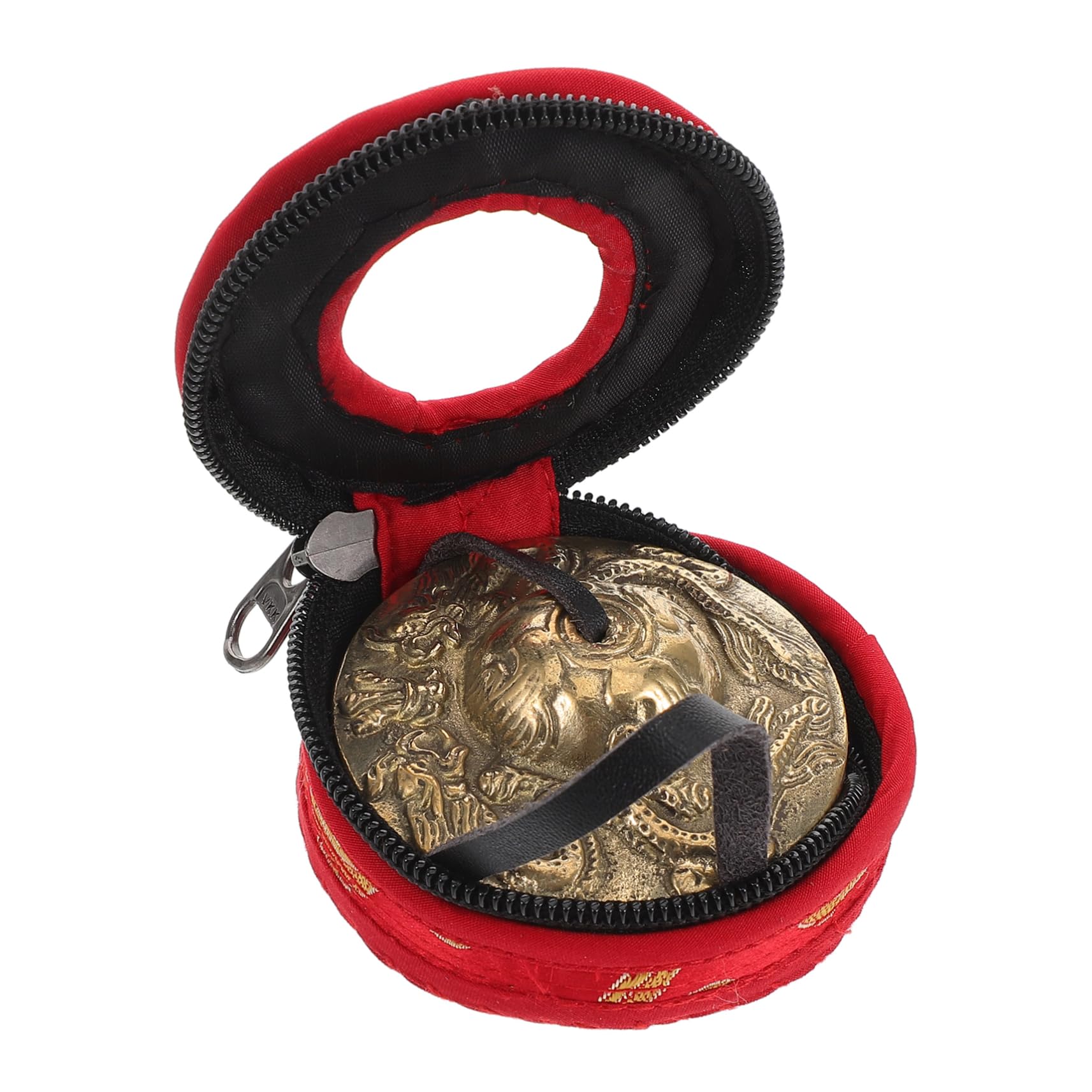 BESPORTBLE Yoga Meditation Bells Handheld Percussion Cymbals Nepalese Craftsmanship Art Design