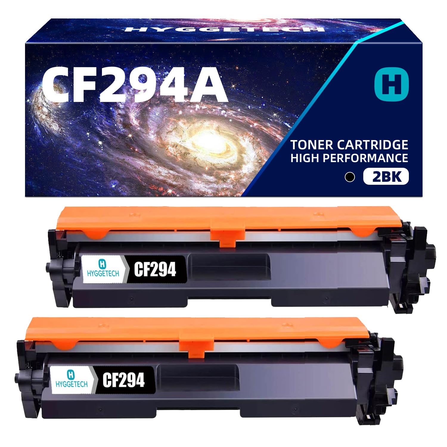 Hyggetech 94A CF294A Confezione da 2 Cartucce Toner Compatibili per HP 94A 94X CF294A CF294X Toner per HP Laserjet Pro M118dw MFP M148dw M148fdw M149fdw