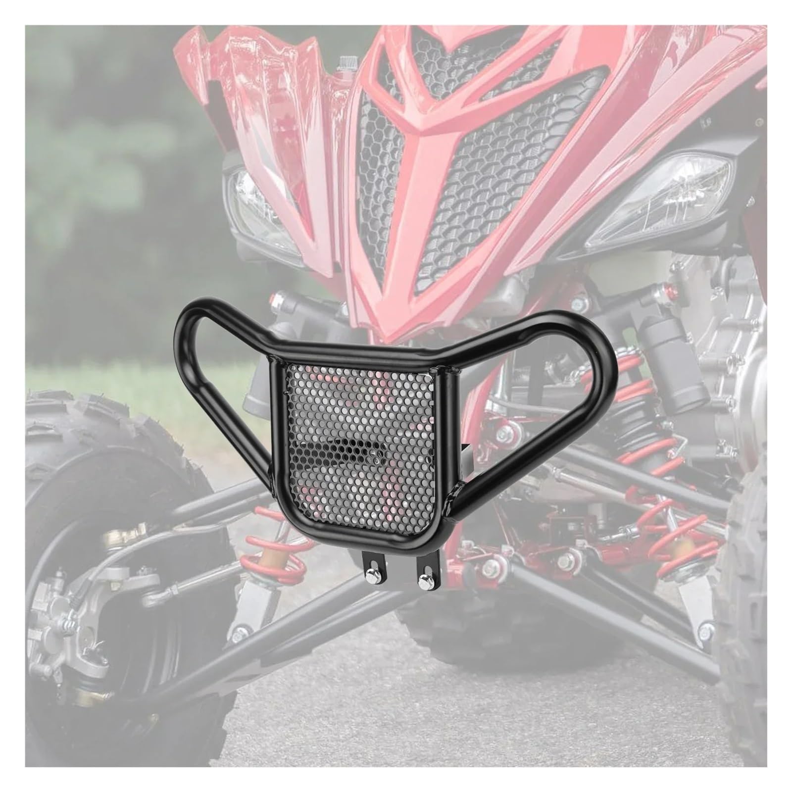 Protezione Barra Motore Per Suzuki LT-R 450 LT-R450 2006 2007 2008 2009 Per LTZ 400 Per LTZ400 2003-2009 2010 2011 2012 2013 2014 Paraurti Anteriore Posteriore Ferro ATV Crash Bar Protezione(Front 1)