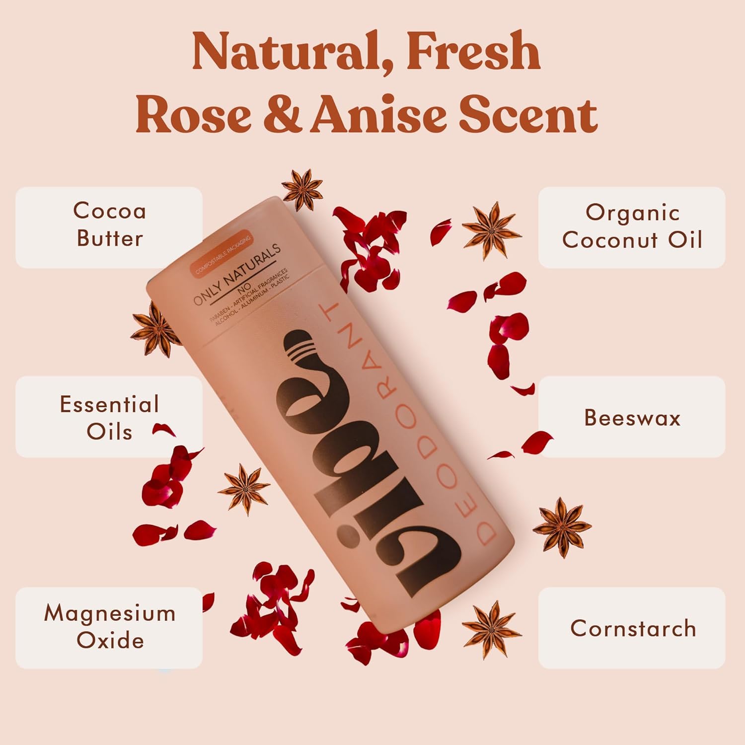 PERUVIAN HEALTH VIBE Aluminum Free Natural Deodorant for Women and Men 2 Pack - Long Lasting Odor Control with Organic Coconut Oil and Beeswax for Sensitive Skin, Plastic Free - Image 2