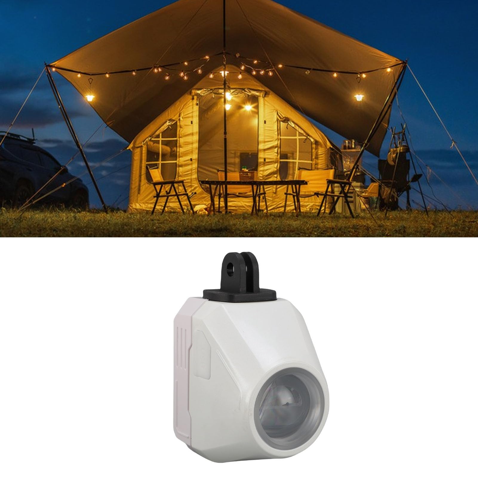 Generic Lampada a Sospensione Anteriore con Telecomando Senza Fili, Faro per Bici Sospeso, Resistente All'acqua, per Ciclismo, con Materiale in Lega di Alluminio a LED Ad Alta Efficienza Energetica