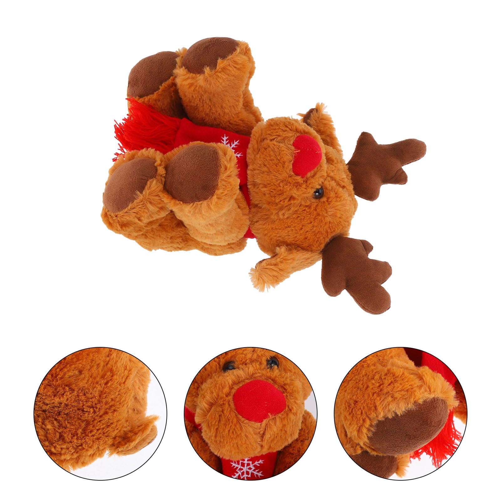Amazon.co.jp: MUCKLILY クリスマス ぬいぐるみ 鹿 ヘラジカ トナカイ