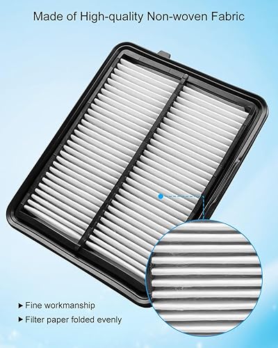 Miniatura 2 de Filtro de motor de coche apto para Nissan Kicks 1.6L 2018-2023 Versa 1.6L 2020 2021 2022 2023, filtro automotriz de repuesto 16546-5RB1A CA12315